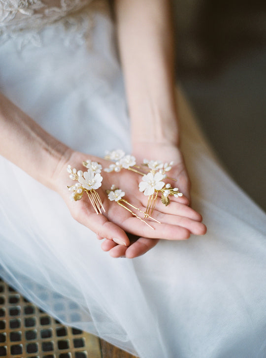 MAYLEE floral bridal headpiece