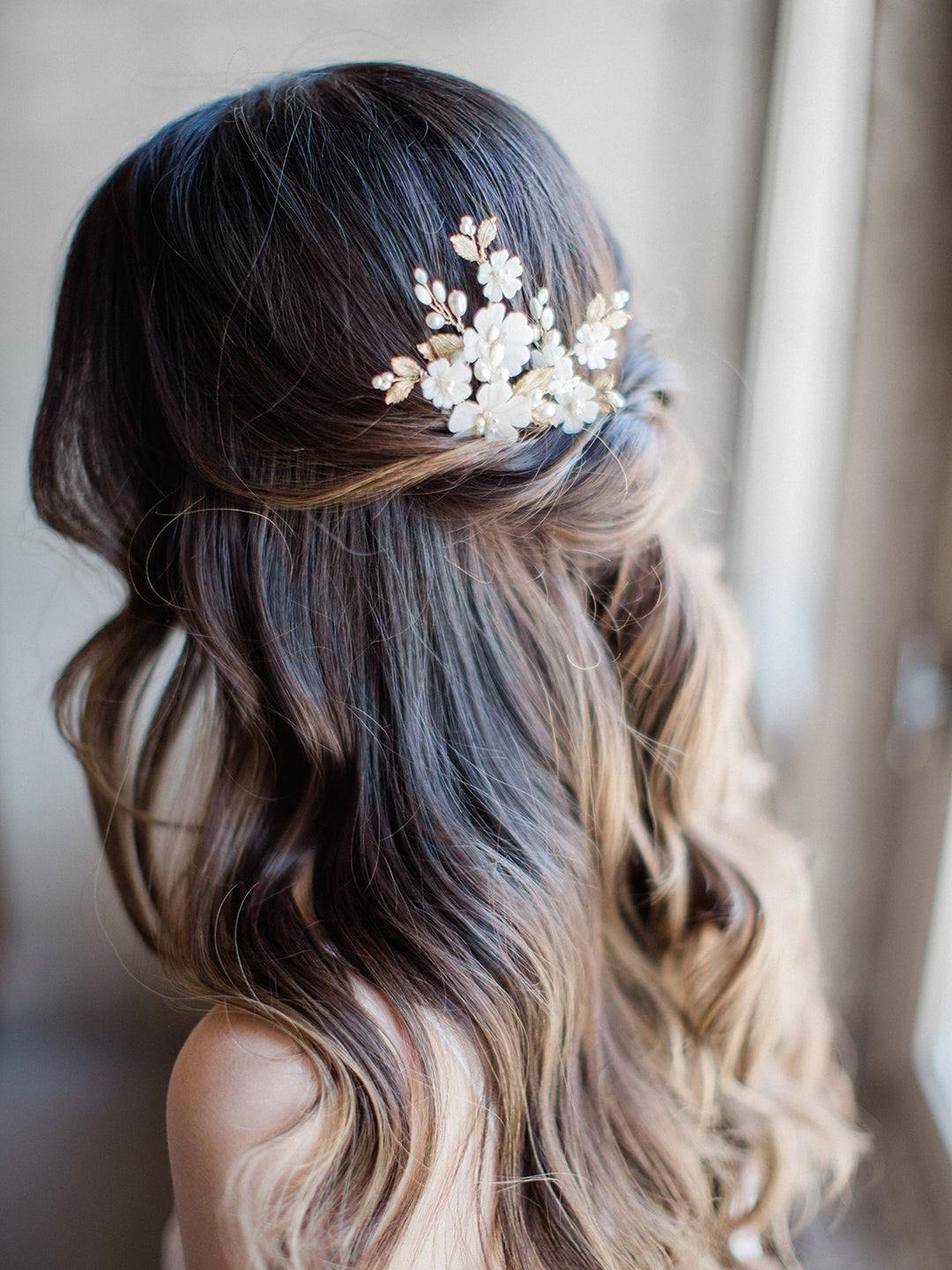 MAYLEE floral bridal headpiece