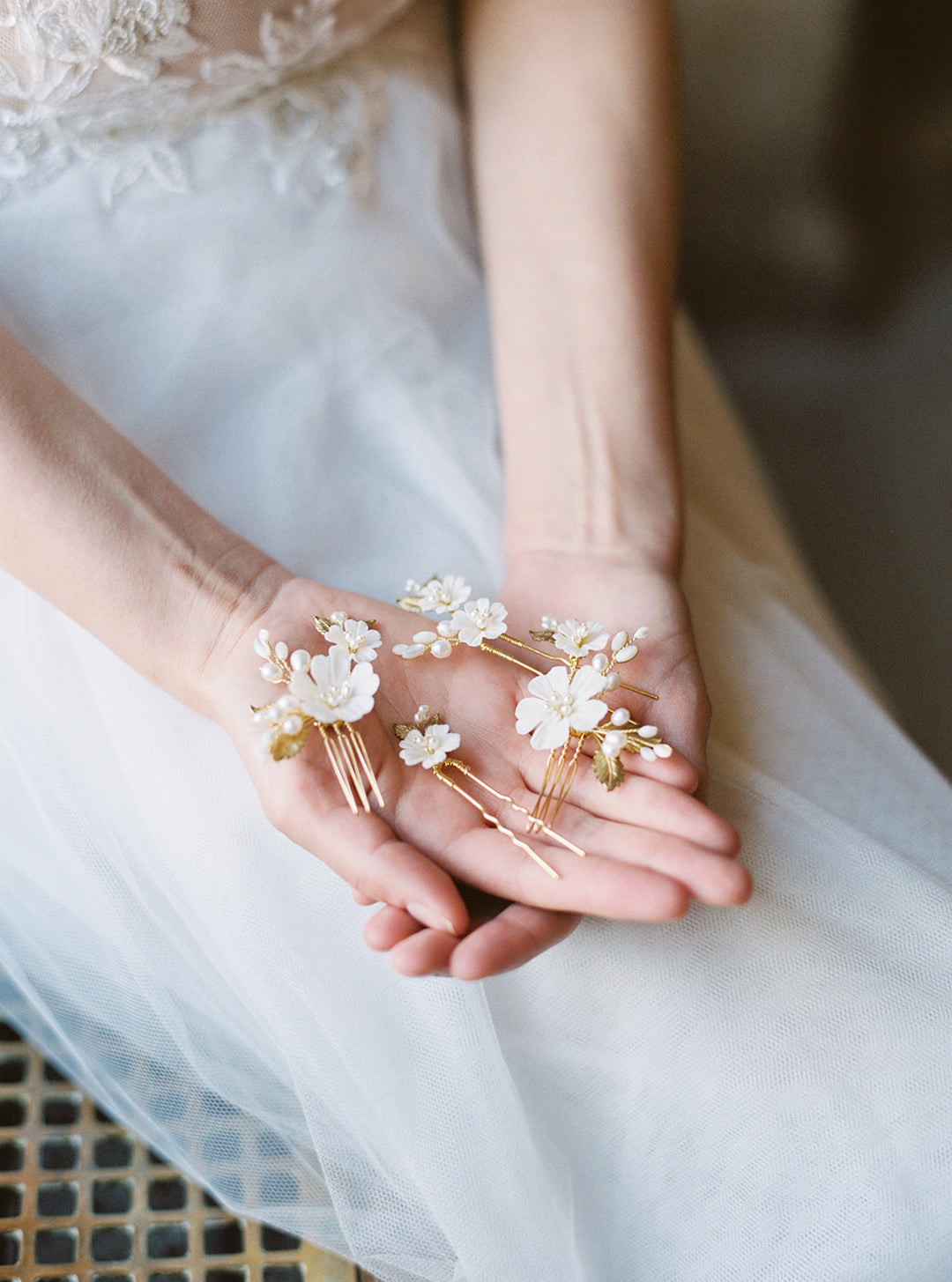 MAYLEE floral bridal headpiece