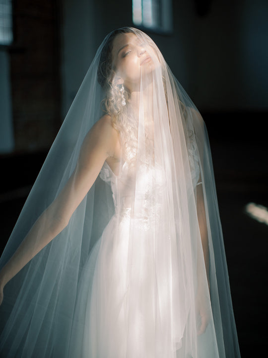 MIRAGE sheer drop veil