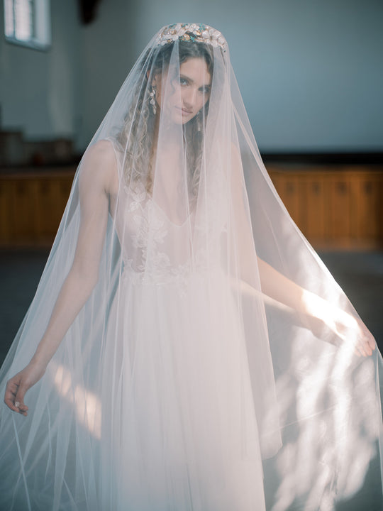 MIRAGE sheer drop veil