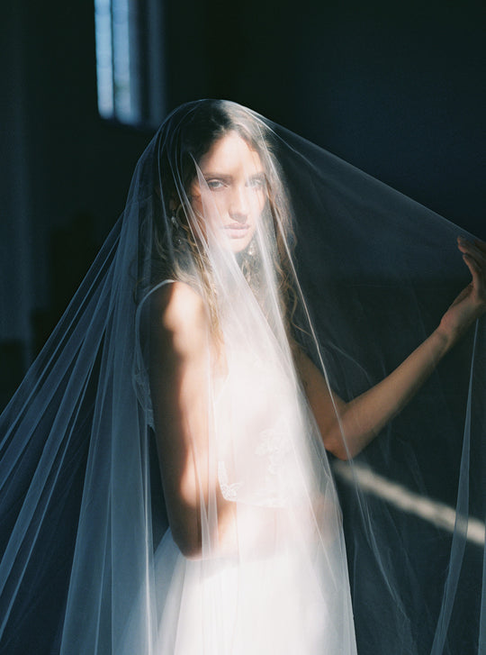 MIRAGE sheer drop veil