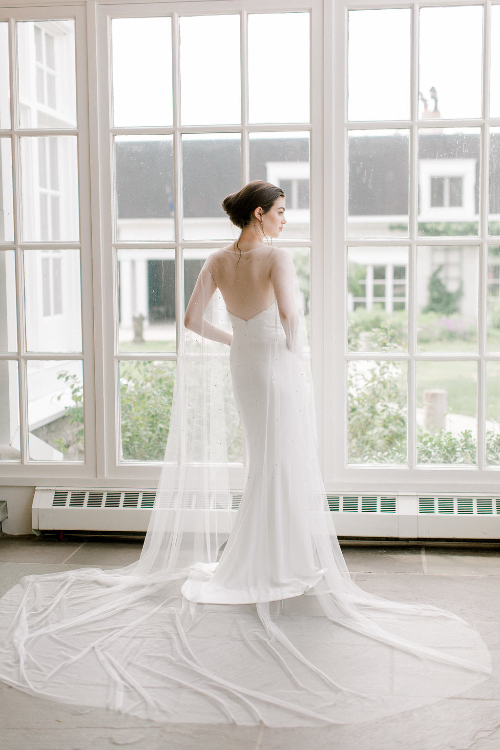 CASSIOPEIA crystal bridal cape CASSIOPEIA crystal bridal cape