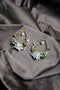 ORCHARD floral bridal earrings