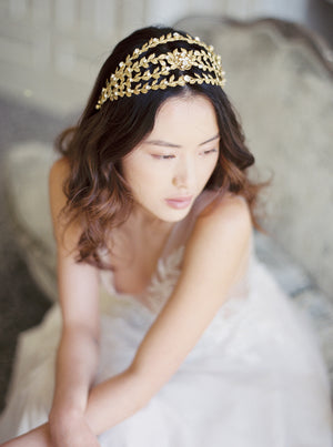 REINA | Crystal Wedding Crown - Noon on the Moon