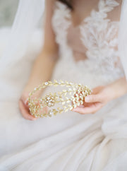 REINA | Crystal Wedding Crown - Noon on the Moon