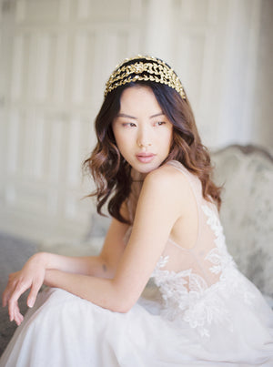 REINA | Crystal Wedding Crown - Noon on the Moon