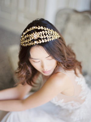 REINA | Crystal Wedding Crown - Noon on the Moon