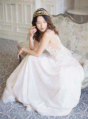 REINA | Crystal Wedding Crown - Noon on the Moon