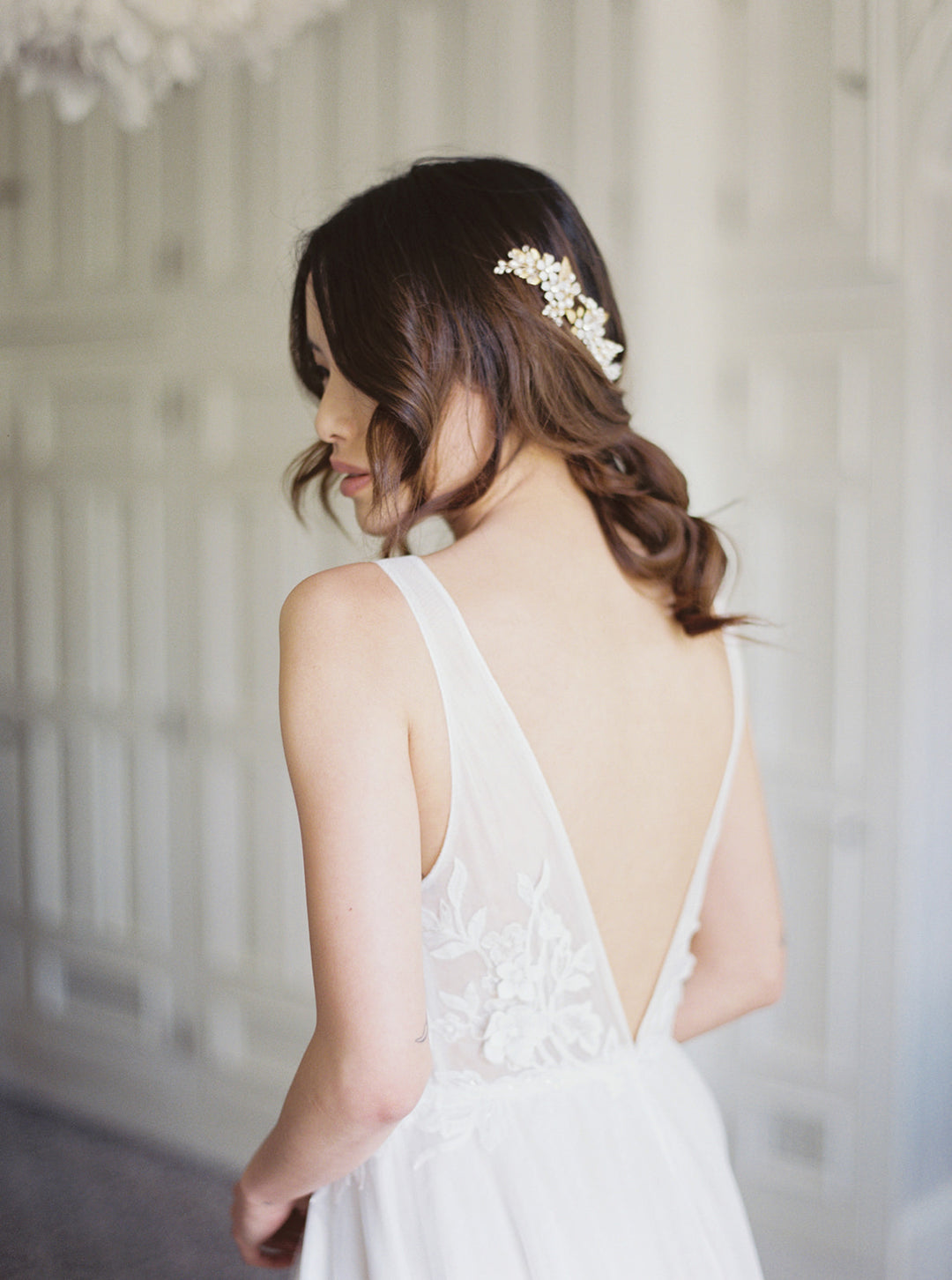SIANA | Floral Bridal Headpiece - Noon on the Moon