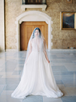 SOPHIA sheer blusher veil