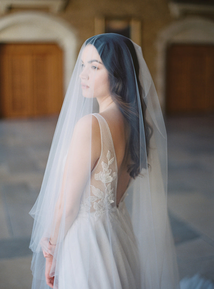 SOPHIA sheer blusher veil