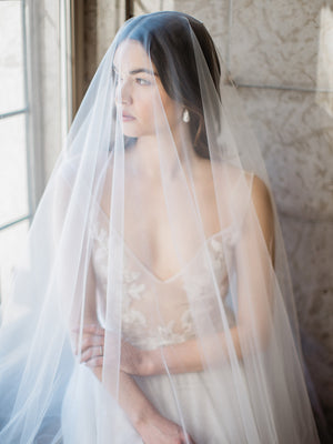 SOPHIA | Sheer Blusher Wedding Veil