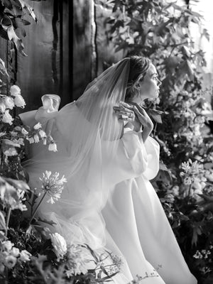 SOPHIA sheer blusher veil