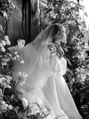 SOPHIA sheer blusher veil