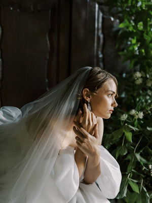 SOPHIA sheer blusher veil