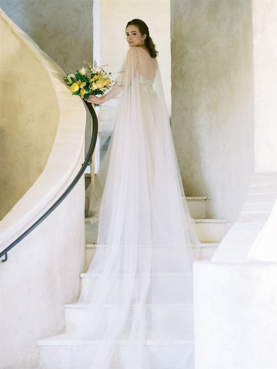 STARDUST | Sparkling Wedding Cape - Noon on the Moon