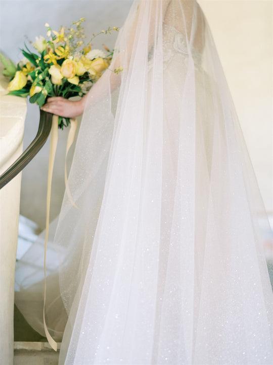 STARDUST | Sparkling Wedding Cape - Noon on the Moon