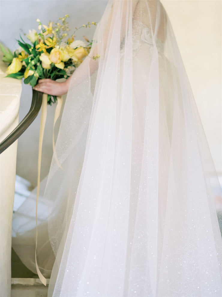 STARDUST | Sparkling Wedding Cape - Noon on the Moon