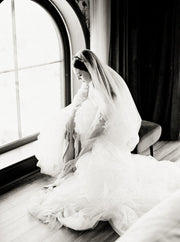 VICTORIA | Bridal Veil with Long Blusher