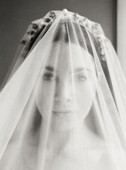 VICTORIA | Bridal Veil with Long Blusher